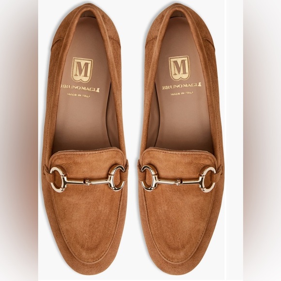 BRUNO MAGLI 
Luna Bit Loafer in Cognac Suede - Picture 10 of 10